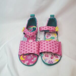 Chooze girls Glee Fairytale‎ sandals Pink Stars Size 12